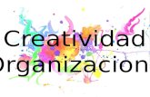 Creatividad  Organizacional