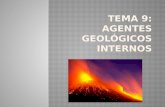TEMA 9: AGENTES GEOLÓGICOS INTERNOS