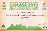TITULO G NSR-10 Estructuras de madera y Estructuras de guadua
