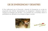 EJE DE EMERGENCIAS Y DESASTRES