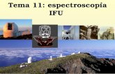 Tema 11:  espectroscopía  IFU