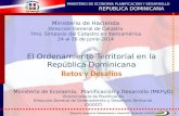 El Ordenamiento Territorial en la República Dominicana Retos y Desafíos