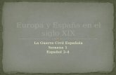 Europa y  España  en el  siglo  XIX