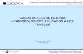 CASOS REALES DE ESTUDIO HIDROGEOLOGICOS APLICADOS A LOS TUNELES