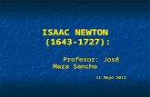 ISAAC  NEWTON  (1643-1727):