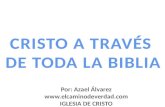 CRISTO A TRAVÉS  DE TODA LA BIBLIA