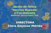 Jardín de Niños ‘Narciso  Bassols ’ CT1DJN0240S BERISTAIN, AHUAZOTEPEC. PUE.
