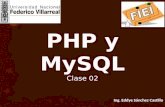 PHP y  MySQL Clase 02
