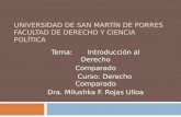 UNIVERSIDAD DE SAN MARTÍN DE PORRES FACULTAD DE DERECHO Y CIENCIA POLÍTICA