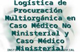 Logística de Procuración  Multiorgánica en Caso Médico No Ministerial y Caso Médico Ministerial