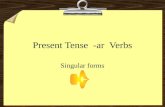 Present Tense  -ar  Verbs