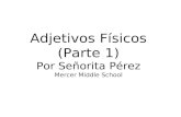 Adjetivos Físicos (Parte 1) Por Señorita Pérez Mercer Middle School