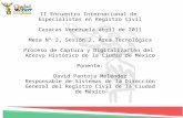 II Encuentro Internacional de  Especialistas en Registro Civil Caracas Venezuela abril de 2011 Mesa Nº 3, Sesión 2, Área Tecnológica