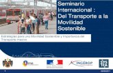 Seminario Internacional: Movilidad Sostenible