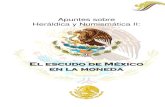 El escudo de Méxicoen la moneda
