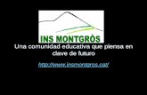 El trabajo globalizado y cooperativo con la ayuda de las TAC en el I. Montgròs de San Pere de Ribes.