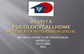 REVISTA  PSICOLOGYCALLHOMEACCESO A LA INTELIGENCIA SOCIALVOLUMEN 2