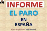 Informe Paro en España