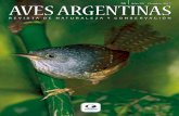Revista Aves Argentinas / Naturaleza y Conservación 38