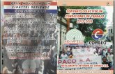Contrato colectivo y Anexos  de COPACO S.A.