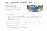 La Geografía. El planeta Tierra y su representación