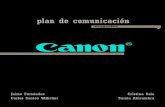 Plan de Comunicación Canon