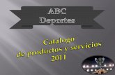 NUEVO CATALOGO ABC DEPORTES