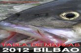 TABLA DE MAREAS 2012 - BILBAO