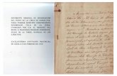 Documento original de Segregación del Punto de La Línea de Gibraltar