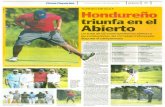 Torneo de Golf: Hondureño Triunfa en el Abierto