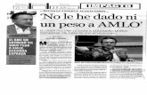 RECHAZA ESPARZA ACUSACIONES... 'No le he dado ni un peso a AMLO' 29 Junio 2012