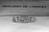 Colegio de abogados de Córdoba, 1888