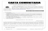 Carta Comunitaria No. 101