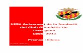 125è Aniversari de la fundaciódel Club Gimnàstic deTarragona: 1886-2011. Premsa i llibres.
