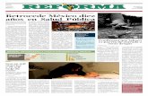Periódico Reforma del 1o de mayo