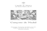 Cartells Capella de Música de Santa Maria del Pi