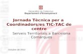 PowerPoint Jornada Tècnica  15/10/2012