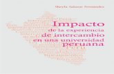 Impacto de la experiencia de intercambio en universidad peruana