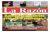Diario La Razón, viernes 19 de agosto