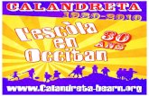 Affiche Calandreta 30 ans Projets