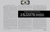 Toque Crítico de Martín Esparza Flores: La Corte Asesinó el Derecho de Amparo
