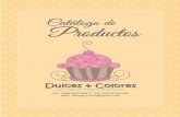 Catálogo de productos Dulces y Colores