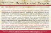 Boletín de El Hogar de San José.