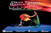 Programa Teatro Reina Sofía 2º Semestre 2009