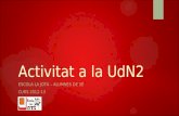 Activitat a la UdN2