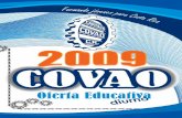Oferta educativa 2009-2010 COVAO