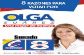 8 razones para votar por Olga Suárez
