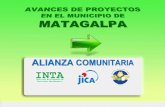 AVANCES DE PROYECTOS  EN EL MUNICIPIO DE MATAGALPA