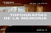 TOPOGRAFÍAS DE LA MEMORIA