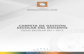 CARPETA PROCERGES EST 80 2011-2012